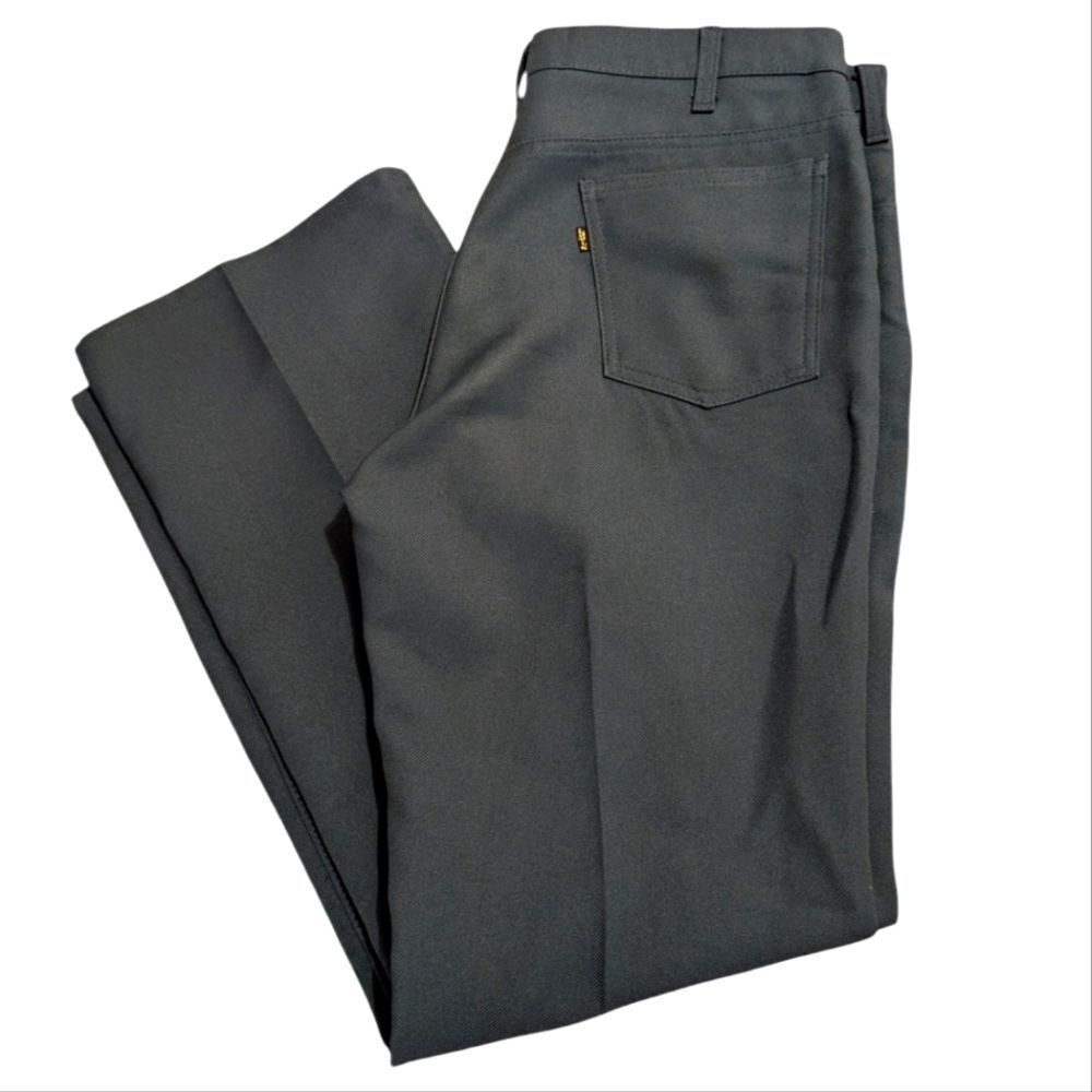 Levi's vintage blue polyester flare men's pants